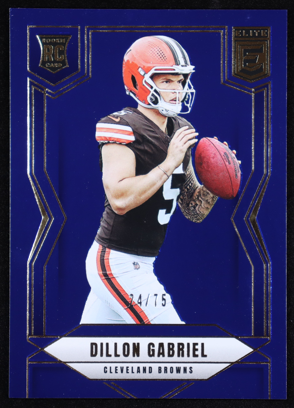 Dillon Gabriel 2025 Elite Blue #151 RC #24/75 at PristineAuction.com Dillon Gabriel 2025 Elite Blue #151 RC #24/75 at PristineAuction.com