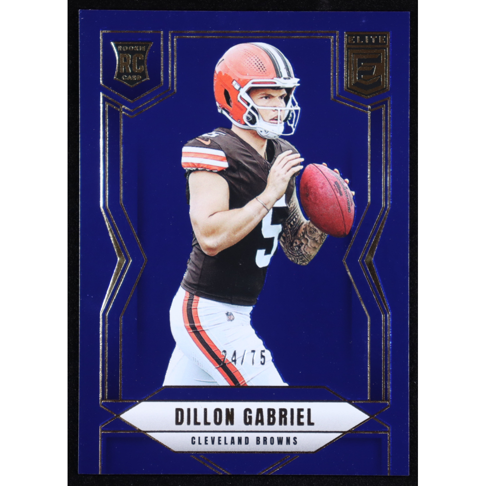 Dillon Gabriel 2025 Elite Blue #151 RC #24/75 at PristineAuction.com