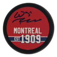 Wayne Thomas Signed Canadiens Logo Hockey Puck (JSA) at PristineAuction.com