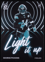 George Pickens 2022 Donruss Optic Light It Up #15 RC at PristineAuction.com
