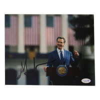 Gavin Newsom Signed 8x10 Photo (ACOA) at PristineAuction.com