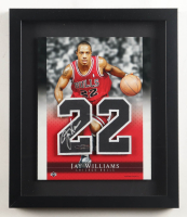 Jay Williams Signed Bulls Custom Framed Jersey Number Patch Display (UDA) at PristineAuction.com