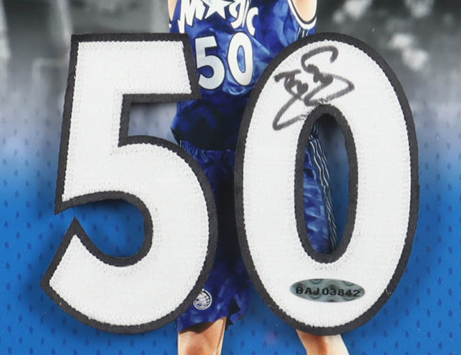 Mike Miller Signed Magic Custom Framed Jersey Number Patch Display (UDA) at PristineAuction.com Mike Miller Signed Magic Custom Framed Jersey Number Patch Display (UDA) at PristineAuction.com