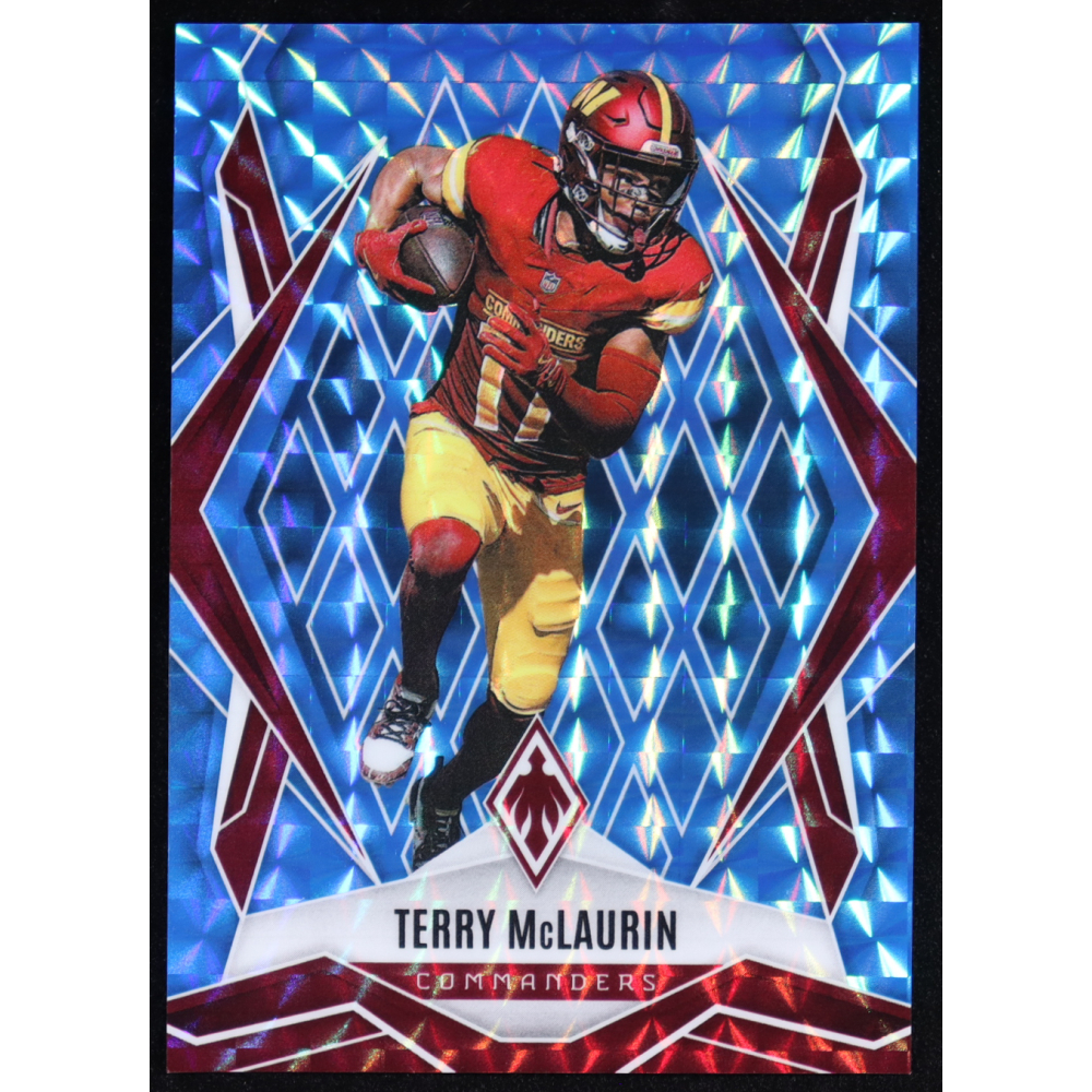 Terry McLaurin 2025 Panini Phoenix Light Blue Pyramids #57 #302/385 at PristineAuction.com