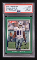 Terrell Owens Signed 2006 Topps #TC9 (PSA Authentic | Autograph Graded 9) at PristineAuction.com