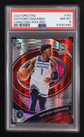 Anthony Edwards 2020 Panini Spectra Asia Red Variation #101 RC (PSA 8) at PristineAuction.com