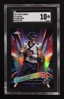 Bo Nix 2024 Topps Chrome Future Stars #FS4 RC (SGC 10) at PristineAuction.com