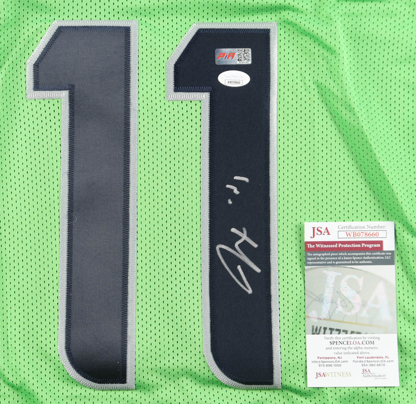 Jaxon Smith-Njigba Signed Jersey (JSA) at PristineAuction.com Jaxon Smith-Njigba Signed Jersey (JSA) at PristineAuction.com