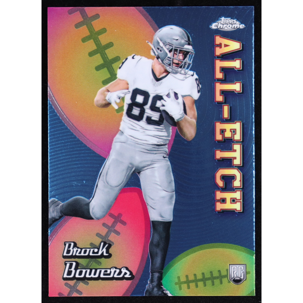 Brock Bowers 2024 Topps Chrome All Etch #CAEBB RC at PristineAuction.com