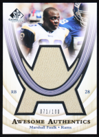 Marshall Faulk 2004 SP Game Used Edition Awesome Authentics #AAMF #071/100 at PristineAuction.com