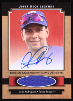 Alex Rodriguez 2001 Upper Deck Legends Legendary Game Jersey Autographs #SJAR at PristineAuction.com