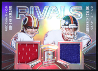Joe Theismann / Lawrence Taylor 2015 Panini Spectra Rivals Jerseys #RVTT #74/99 at PristineAuction.com