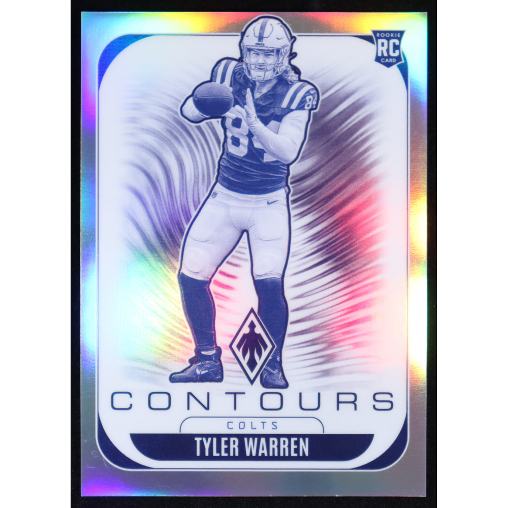 Tyler Warren 2025 Panini Phoenix Contours #14 RC at PristineAuction.com