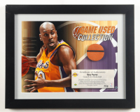 Gary Payton LE Lakers Custom Framed Photo Display with Game-Used Basketball Piece (UDA) at PristineAuction.com