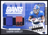 Saquon Barkley 2019 Absolute Tools of the Trade Dual Materials Prime #5 #07/25 at PristineAuction.com