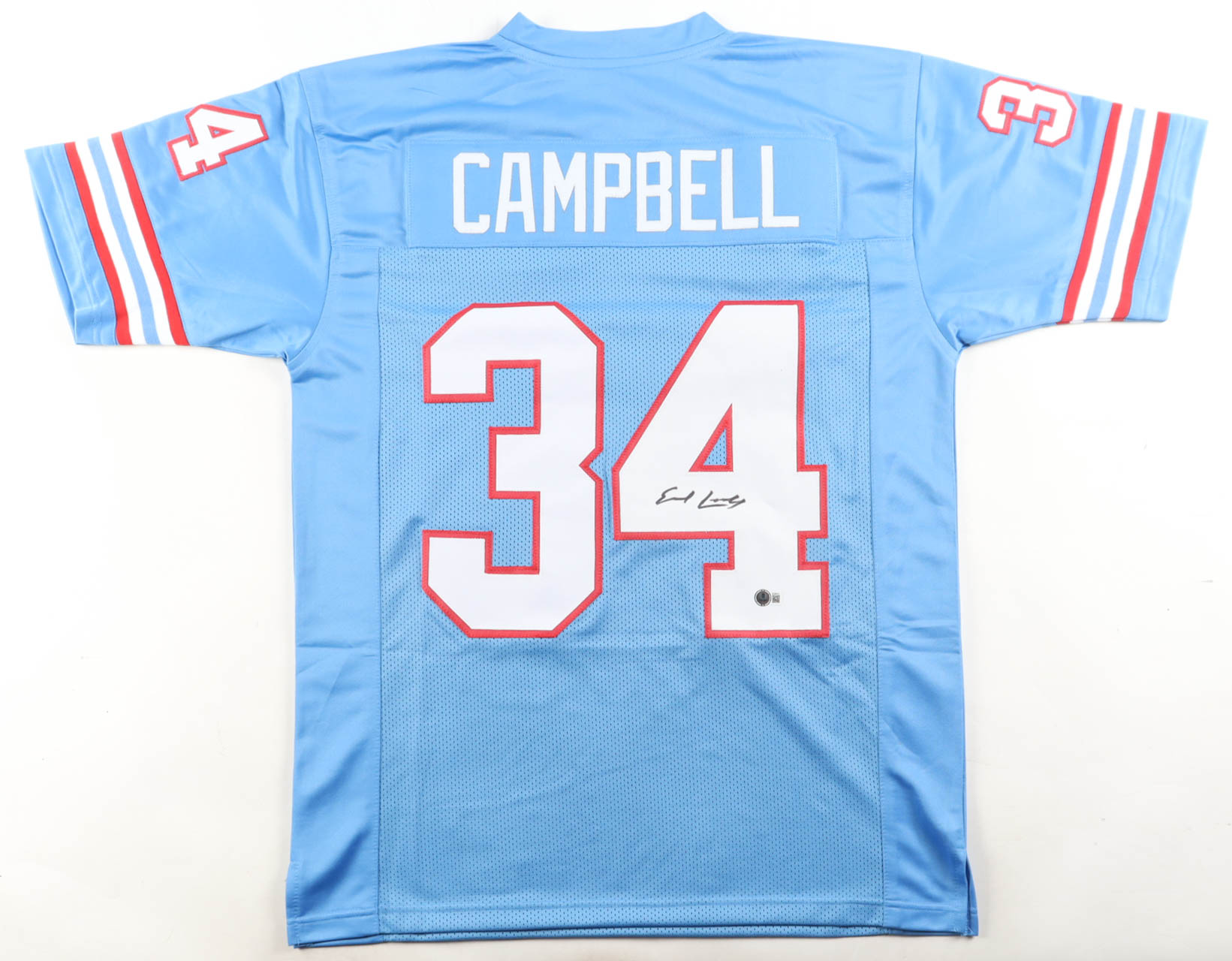 Earl Campbell Signed Jersey (Beckett) at PristineAuction.com Earl Campbell Signed Jersey (Beckett) at PristineAuction.com