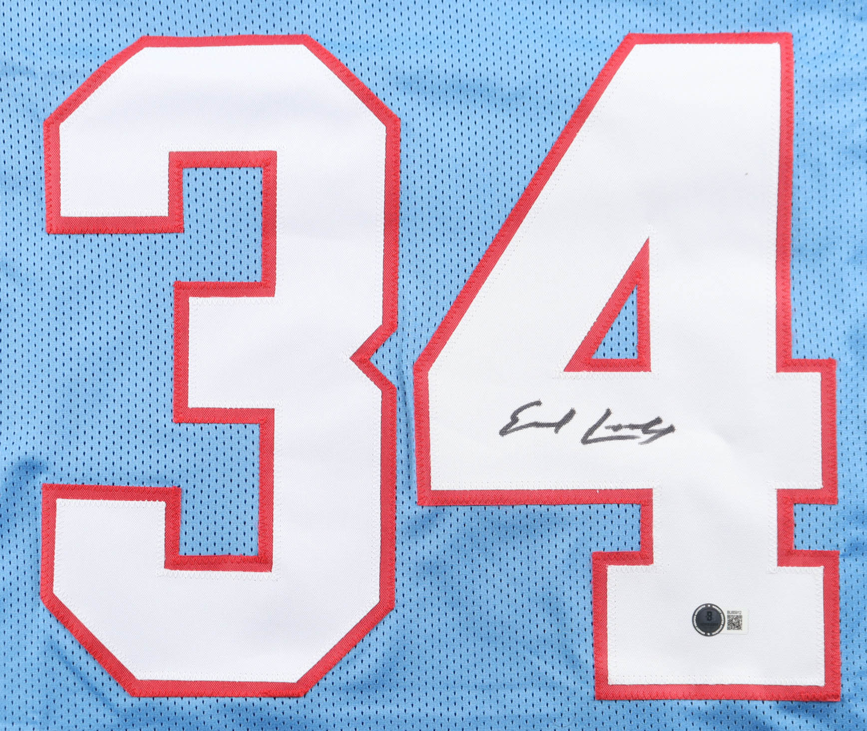 Earl Campbell Signed Jersey (Beckett) at PristineAuction.com Earl Campbell Signed Jersey (Beckett) at PristineAuction.com