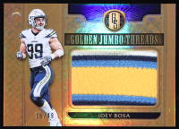 Joey Bosa 2017 Panini Gold Standard Golden Jumbo Threads Prime #22 #15/49 at PristineAuction.com