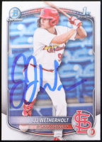 JJ Wetherholt Signed 2025 Bowman Chrome Prospects #BCP22 RC (Prova) at PristineAuction.com