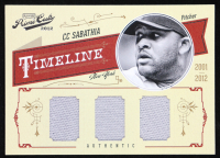 CC Sabathia 2012 Prime Cuts Timeline Trios Materials #8 #04/25 at PristineAuction.com