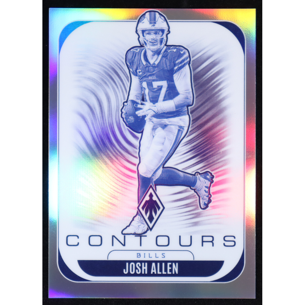 Josh Allen 2025 Panini Phoenix Contours #4 at PristineAuction.com
