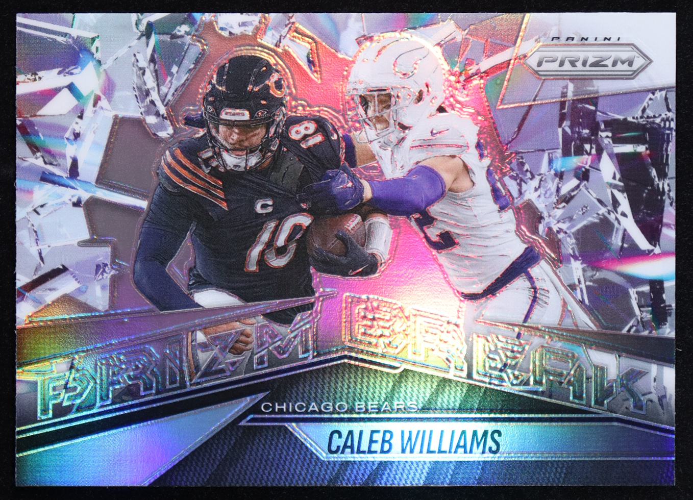 Caleb Williams 2025 Panin Prizm Break #3 at PristineAuction.com Caleb Williams 2025 Panin Prizm Break #3 at PristineAuction.com