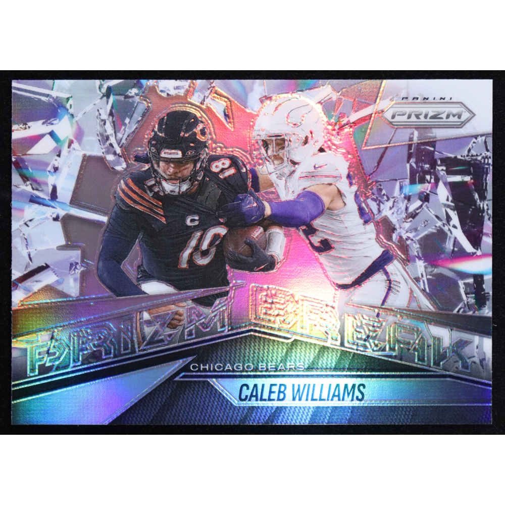 Caleb Williams 2025 Panin Prizm Break #3 at PristineAuction.com