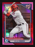Dylan Crews 2024 Bowman Chrome Mega Box Prospects Pink Refractors #BCP23 #037/199 RC at PristineAuction.com