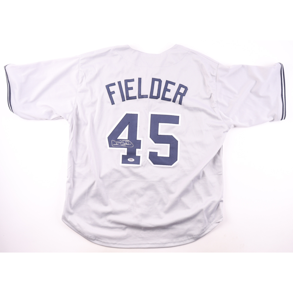 Cecil Fielder Signed Jersey (PSA) at PristineAuction.com