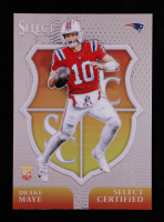 Drake Maye 2024 Select Select Certified Rookies #3 RC at PristineAuction.com