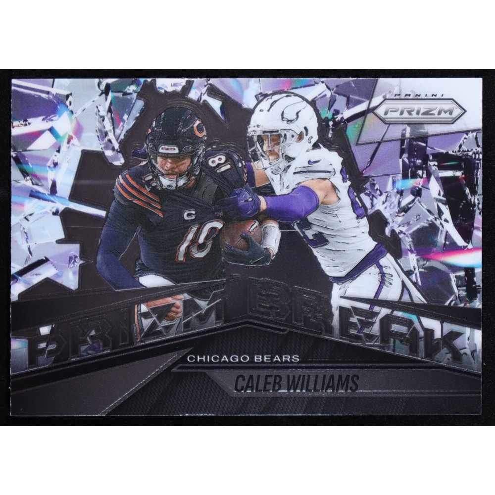 Caleb Williams 2025 Panin Prizm Break #3 at PristineAuction.com
