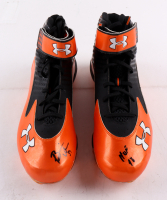Brian Urlacher Signed Pair of Under Armour Football Cleats Inscribed "HOF 18" (Beckett) at PristineAuction.com