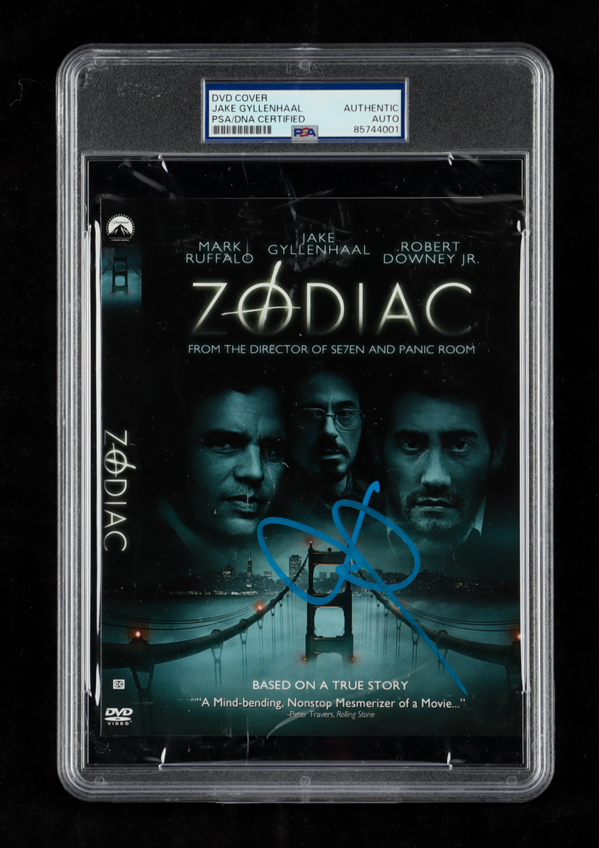 Jake Gyllenhaal Signed "Zodiac" DVD Insert (PSA) at PristineAuction.com Jake Gyllenhaal Signed "Zodiac" DVD Insert (PSA) at PristineAuction.com