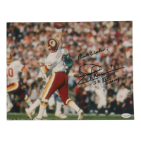 Joe Theismann Signed Redskins 11x14 Photo Inscribed "SB XVII Champ" & "Best Wishes" (ACOA) at PristineAuction.com