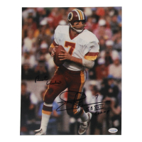 Joe Theismann Signed Redskins 11x14 Photo Inscribed "SB XVII Champ" & "Best Wishes" (ACOA) at PristineAuction.com