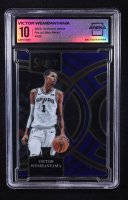 Victor Wembanyama 2023-24 Select Blue #121 RC (Arena Club 10) at PristineAuction.com