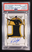 Paul Skenes 2024 Panini National Treasures Prospect Material Signatures Gold #PS #04/49 RC (PSA Authentic | Autograph Graded 10) at PristineAuction.com