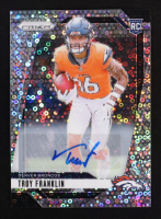Troy Franklin 2024 Panini Prizm Autographs Prizms No Huddle #393 RC at PristineAuction.com