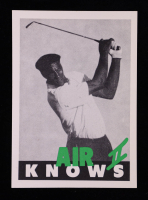 Michael Jordan 1990 Air Knows Nike Promo Card at PristineAuction.com