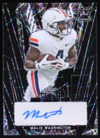 Malik Washington 2024 Leaf Metal Autographs Laser Black #BAMW1 #2/2 RC at PristineAuction.com