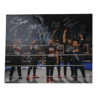 The Bloodline | WWE 16x20 Photo Signed By (6) With Roman Reigns, Sami Zayn, Jey Uso, Paul Heyman (Fanatics) at PristineAuction.com