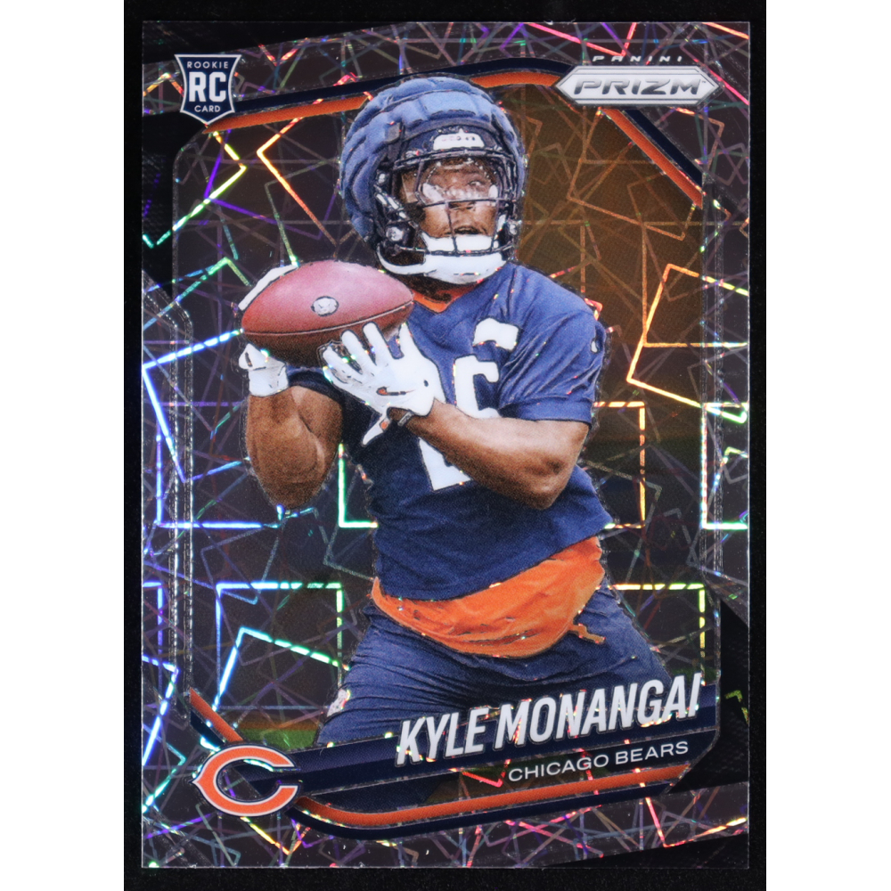 Kyle Monangai 2025 Panini Prizm Lazer #348 RC at PristineAuction.com