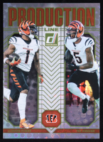 Ja'Marr Chase / Tee Higgins 2025 Donruss Production Line #10 at PristineAuction.com