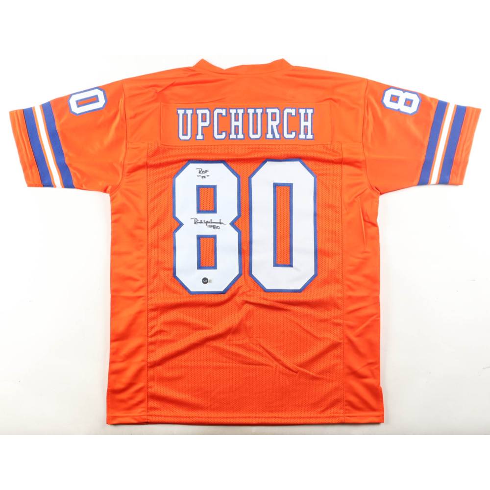 Rick Upchurch Signed Jersey Inscribed "ROF 14" (Beckett) at PristineAuction.com