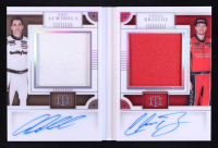 Aric Almirola / Chase Briscoe 2023 Panini National Treasures Dual Material Signatures Booklet #6 #11/49 at PristineAuction.com