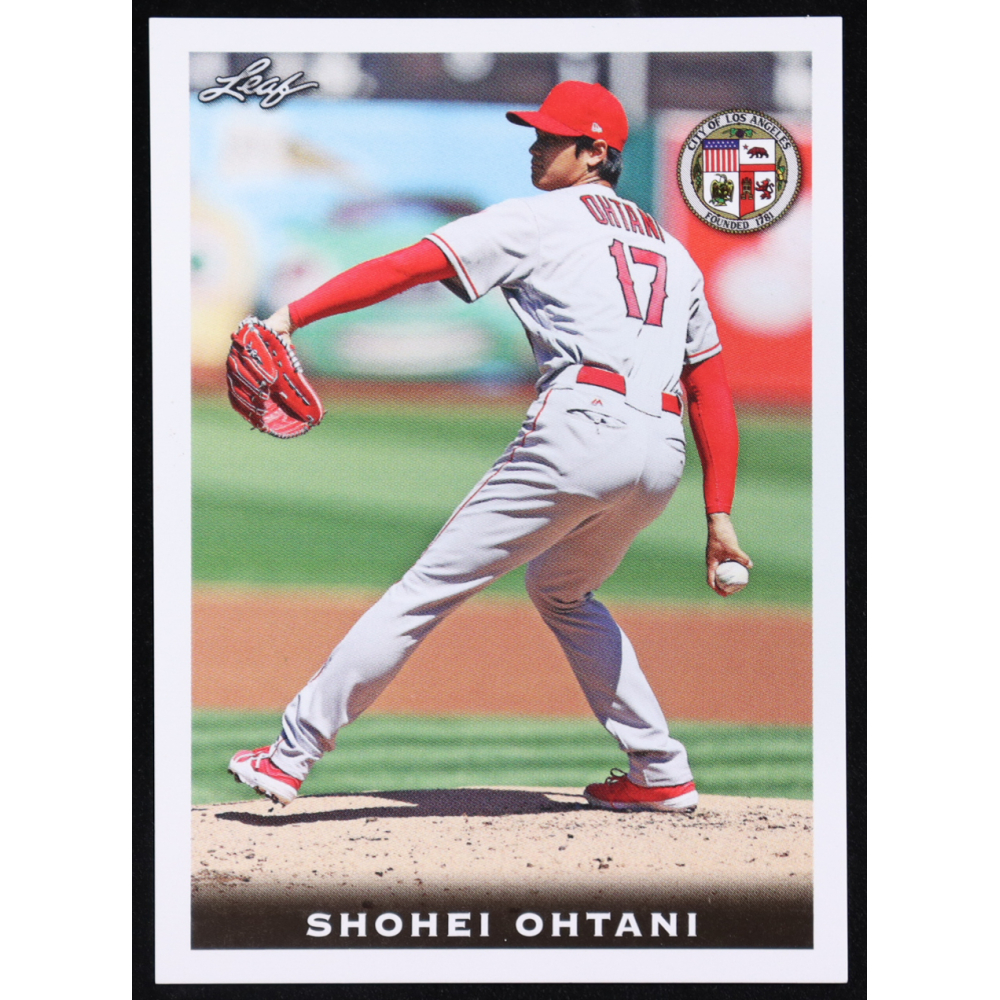 Shohei Ohtani 2018 Leaf National Convention #Rookie02 RC at PristineAuction.com