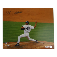 Lee Smith & John Wetteland Signed 16x20 Photo Inscribed "478 Saves" & "330 Saves" (MAB) at PristineAuction.com