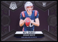 Drake Maye 2024 Panini Mosaic #273 DEB RC at PristineAuction.com