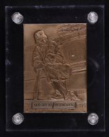 Mickey Mantle LE 1992 The Highland Mint / Pinnacle Bronze Mint-Card #7 at PristineAuction.com
