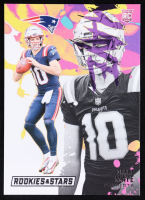 Drake Maye 2024 Rookies and Stars Rookie Exclusive #3 RC at PristineAuction.com